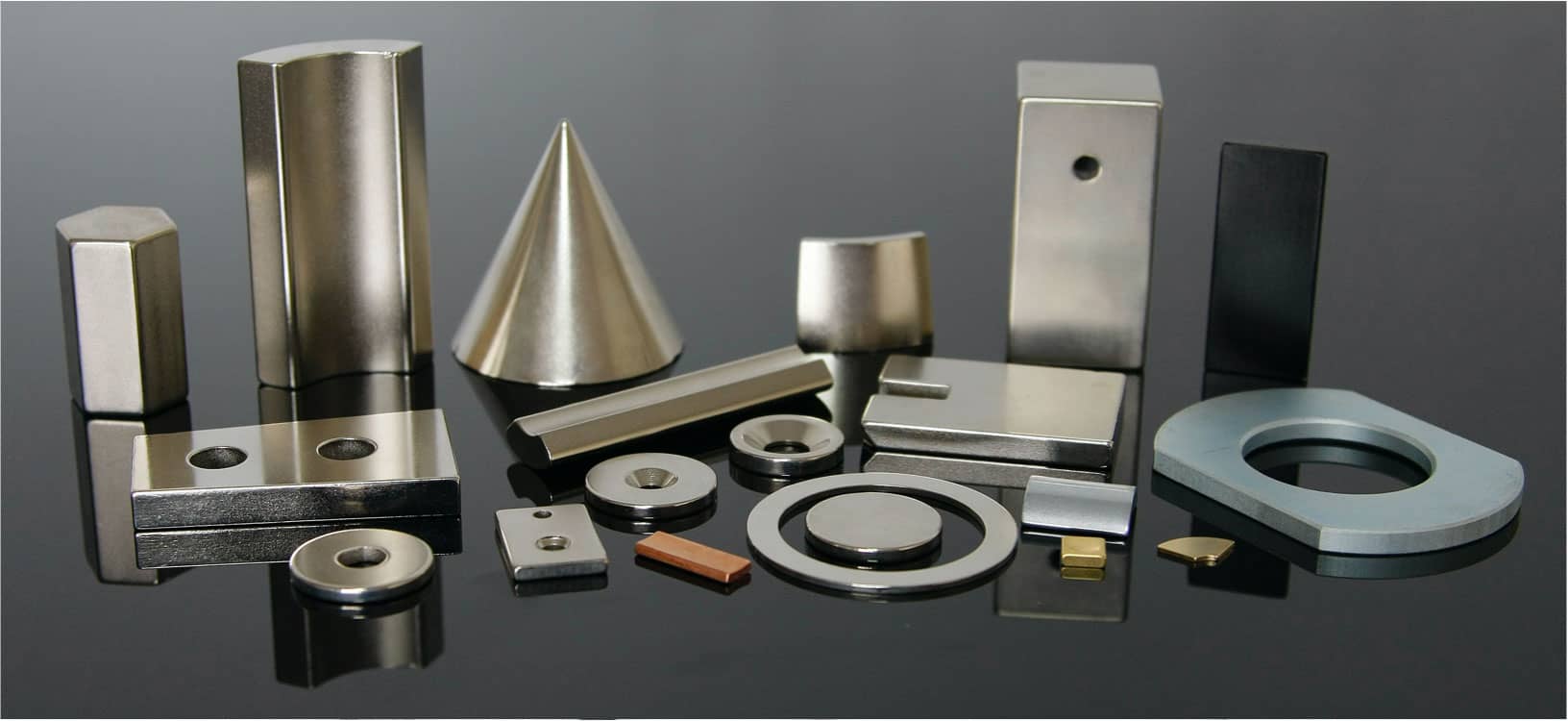 Typical forms and sizes of Neodymium magnets